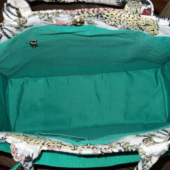 America & Beyond African Safari Limited Edition Hand Beaded Crossbody Tote K665 - Picture 12 of 17